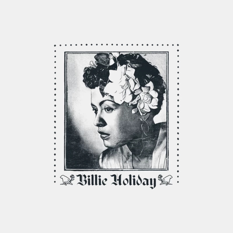 Billie Holiday  Original Retro Fan Art Design Male Tank Top