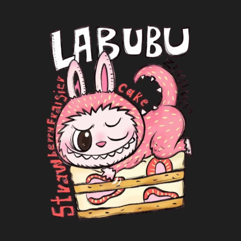Labubu-Kuchenleckerei Herren Tanktops