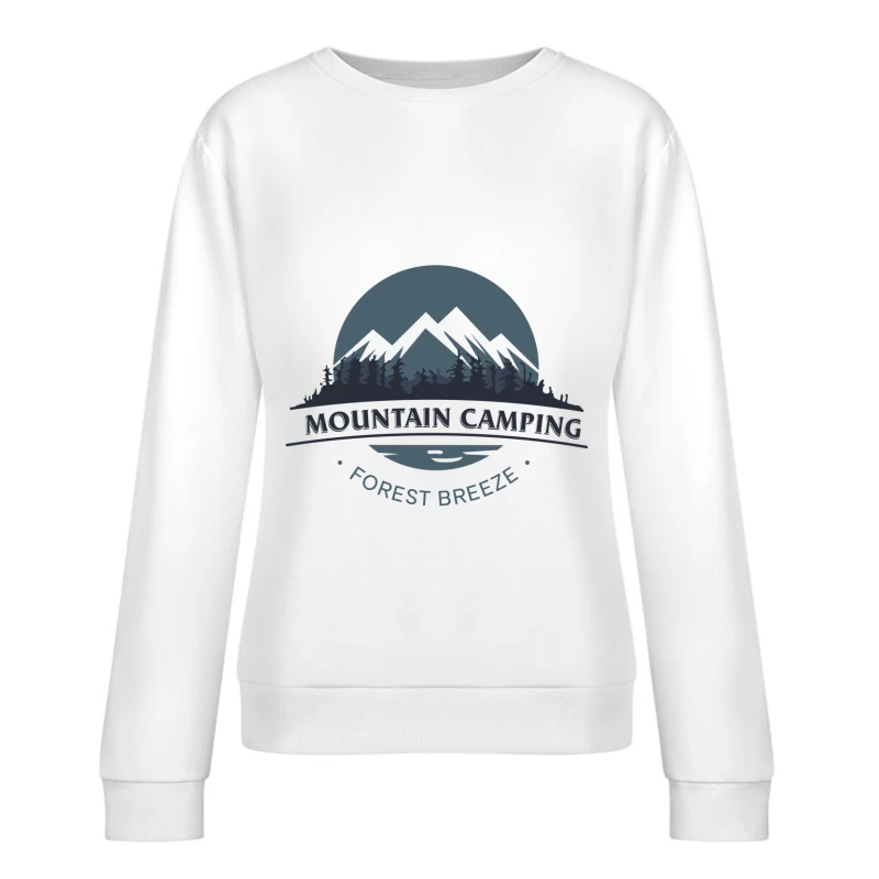 Bergcamping Abenteuer Damen Pullover Sweatshirt