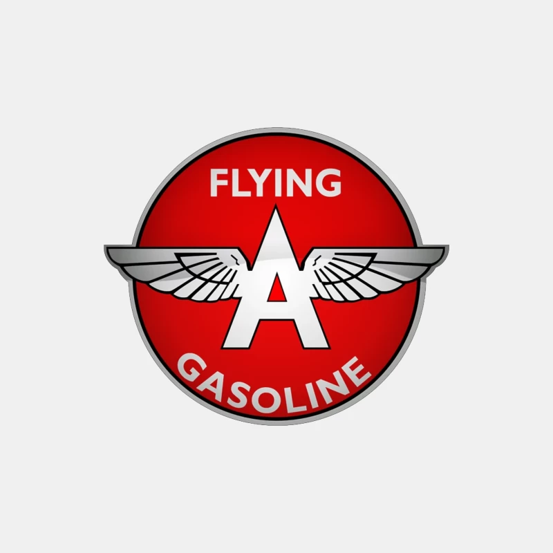 Vintage Flying A Gasoline Aviation Logo Male Tank Top