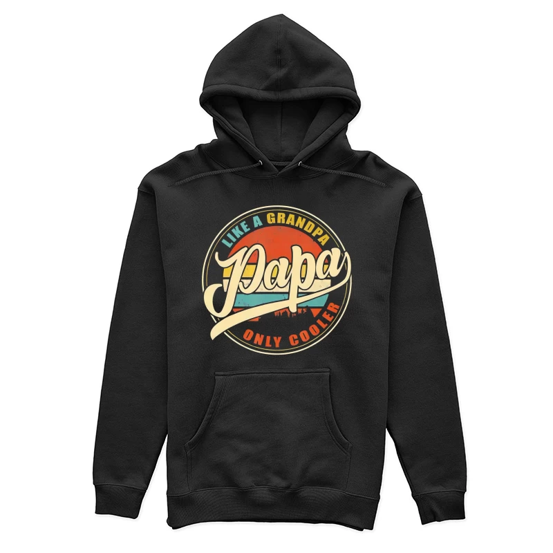 Papa wie ein cooler Opa Damen Pullover Hoodie