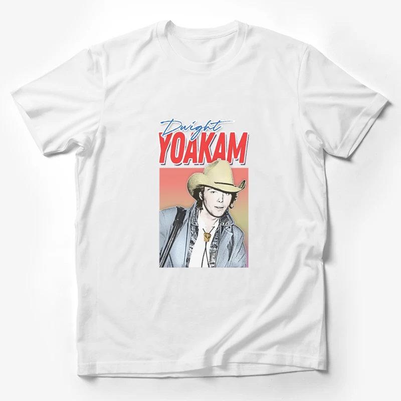 Dwight Yoakam  80s Styled Retro Fan Design Male T-Shirt