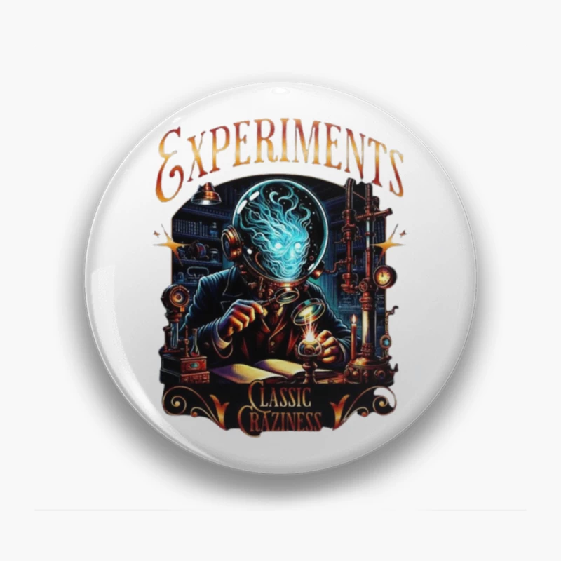 Steampunk Mad Scientist's Laboratory: Classic Experiments Pin