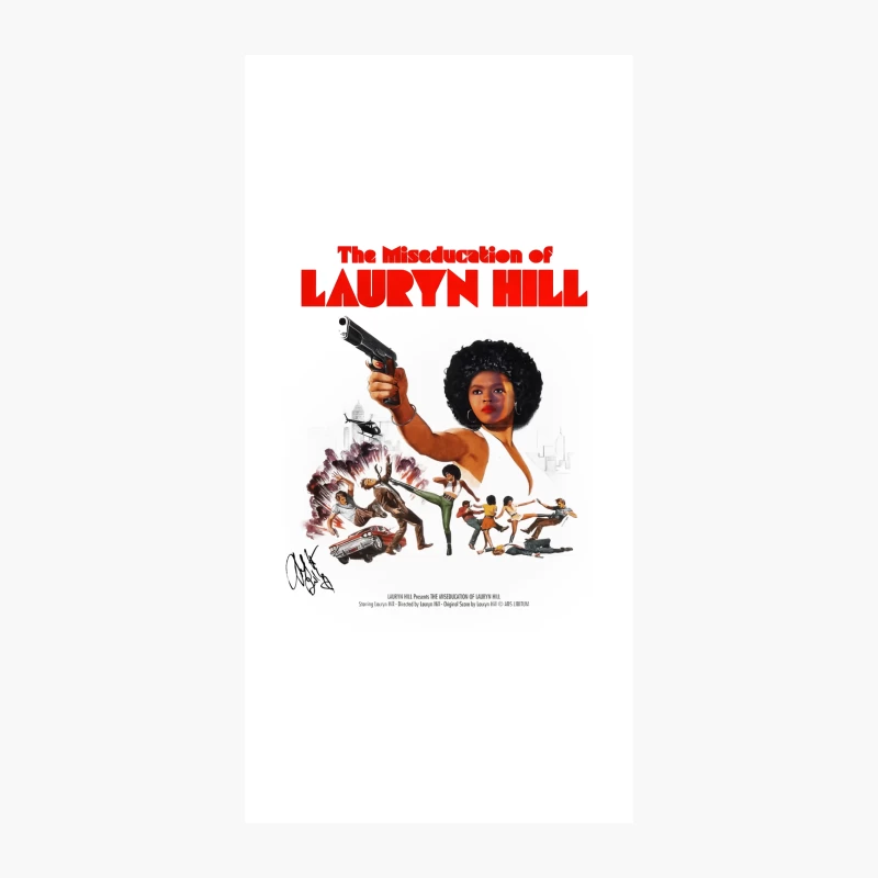 Lauryn-Retro Cool Art iPhone Case