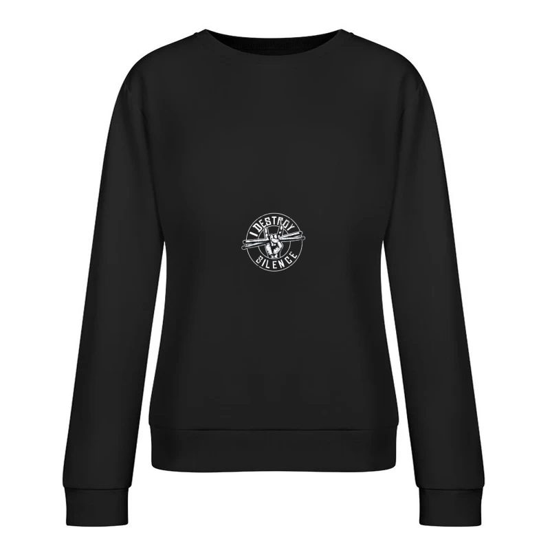 Rock et Percussions Femme Sweat-shirt à enfiler