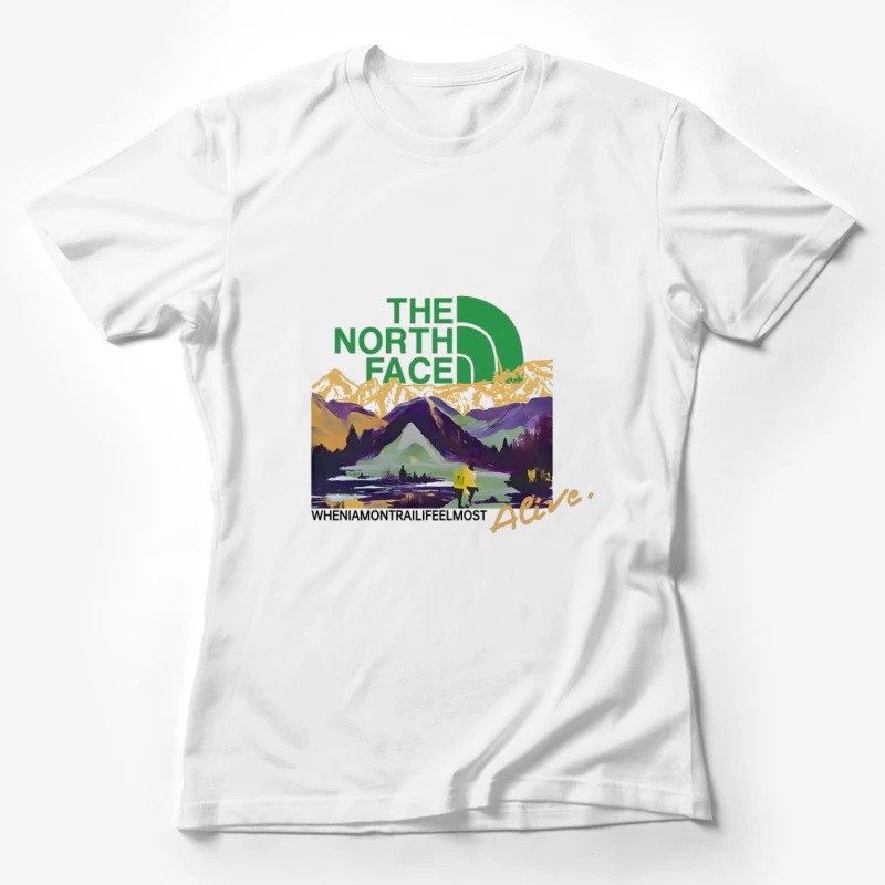 Exploration de la nature avec The North Face Femme T-Shirt