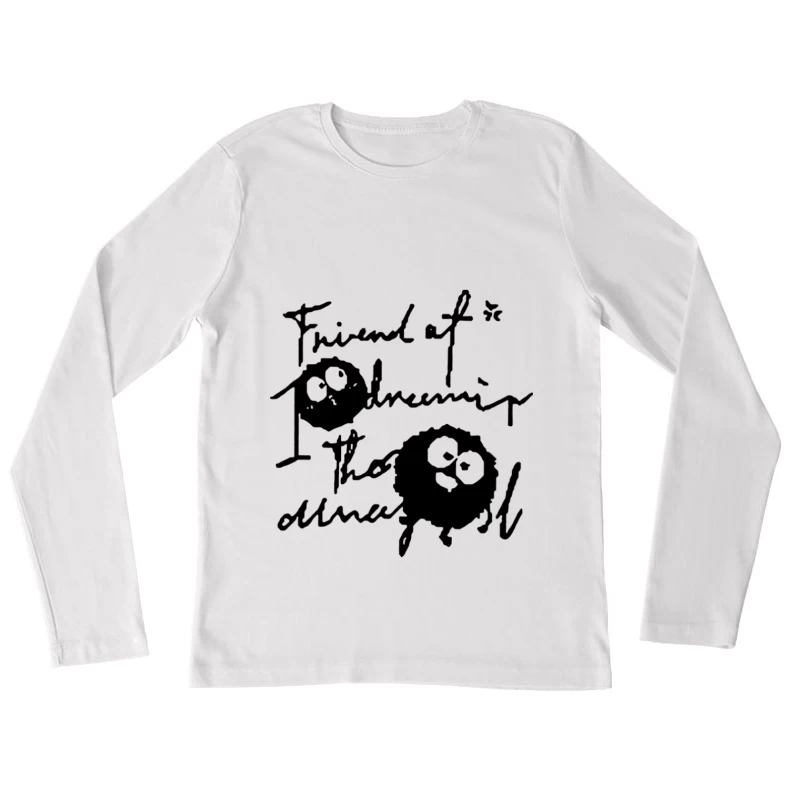 Freund der Träumerei mit Zeichnungen Damen Langarm T-Shirt