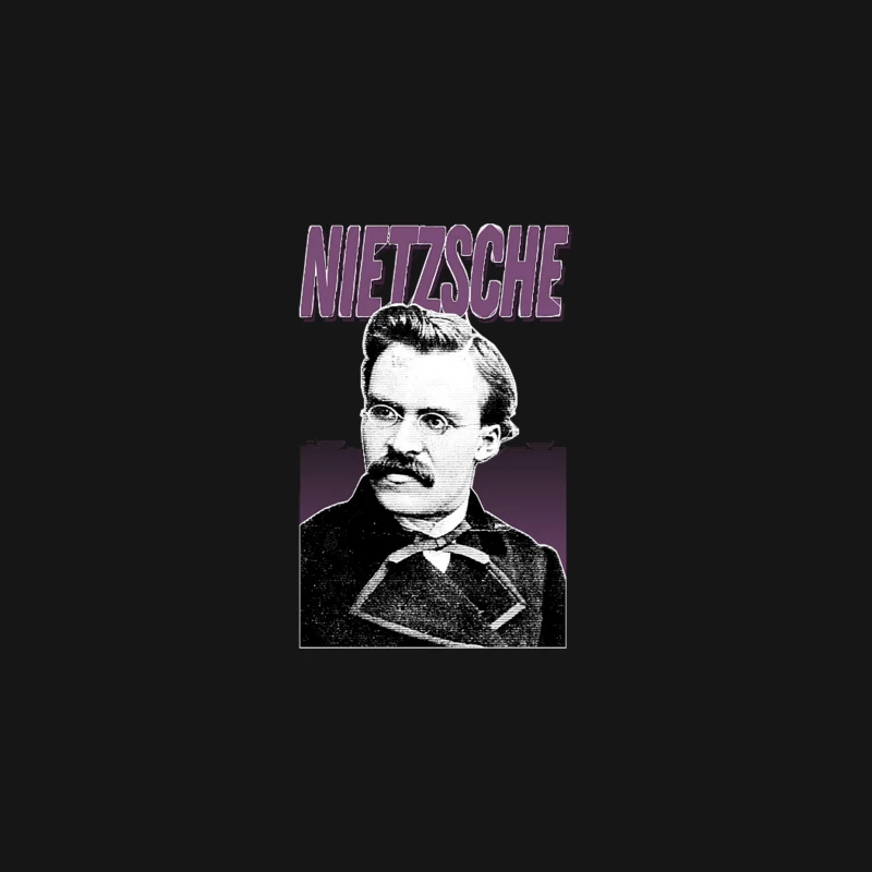 Friedrich Nietzsche Graphic Design Hipster Statement Desk Mat