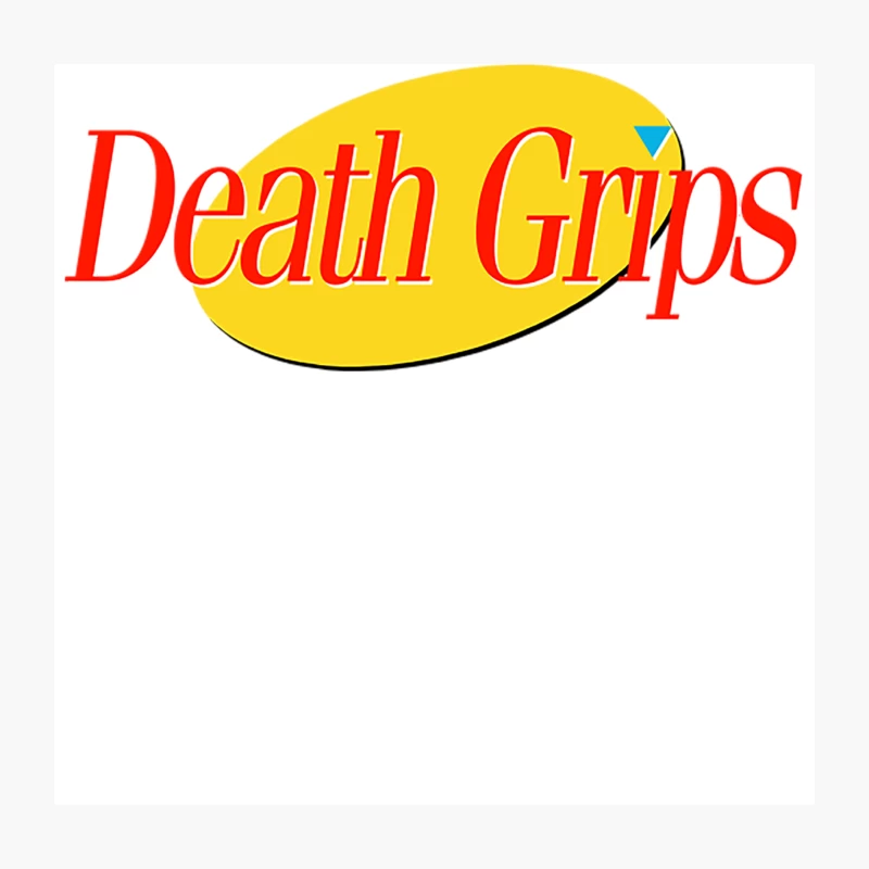 Death Grips Aesthetic 90s Logo Design Throw Pillow