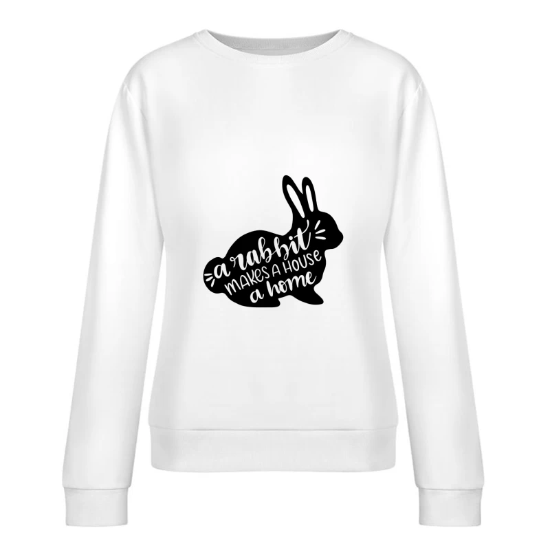 Motif géométrique noir Femme Sweat-shirt à enfiler