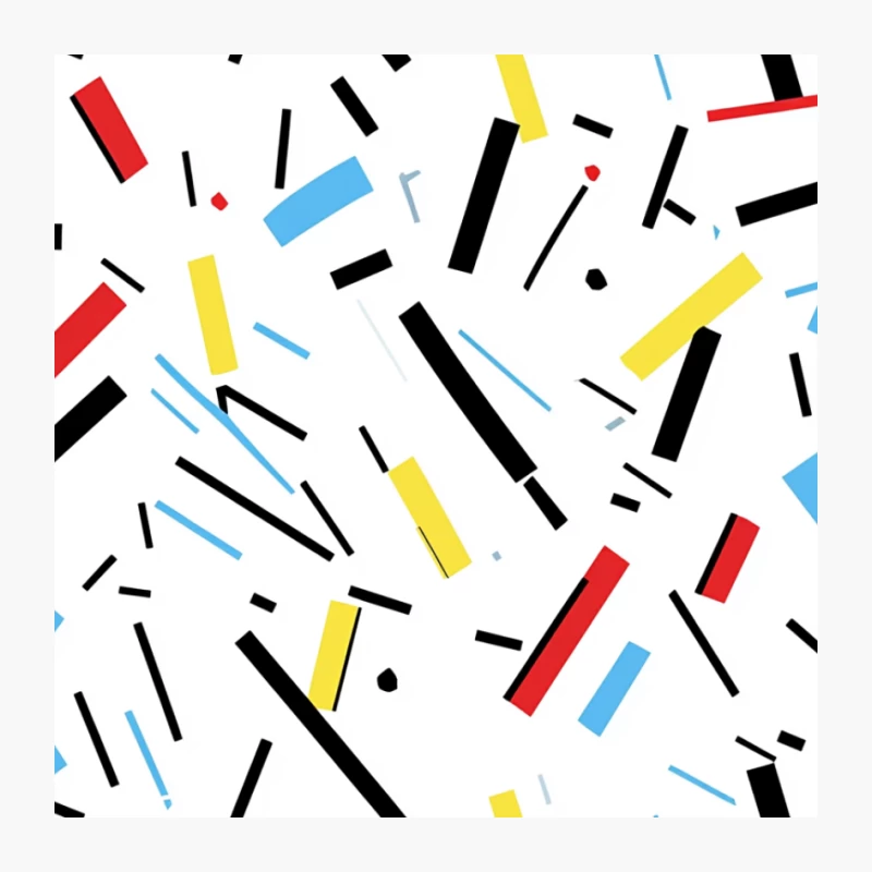 Colorful Geometric Abstract Pattern Design Pin