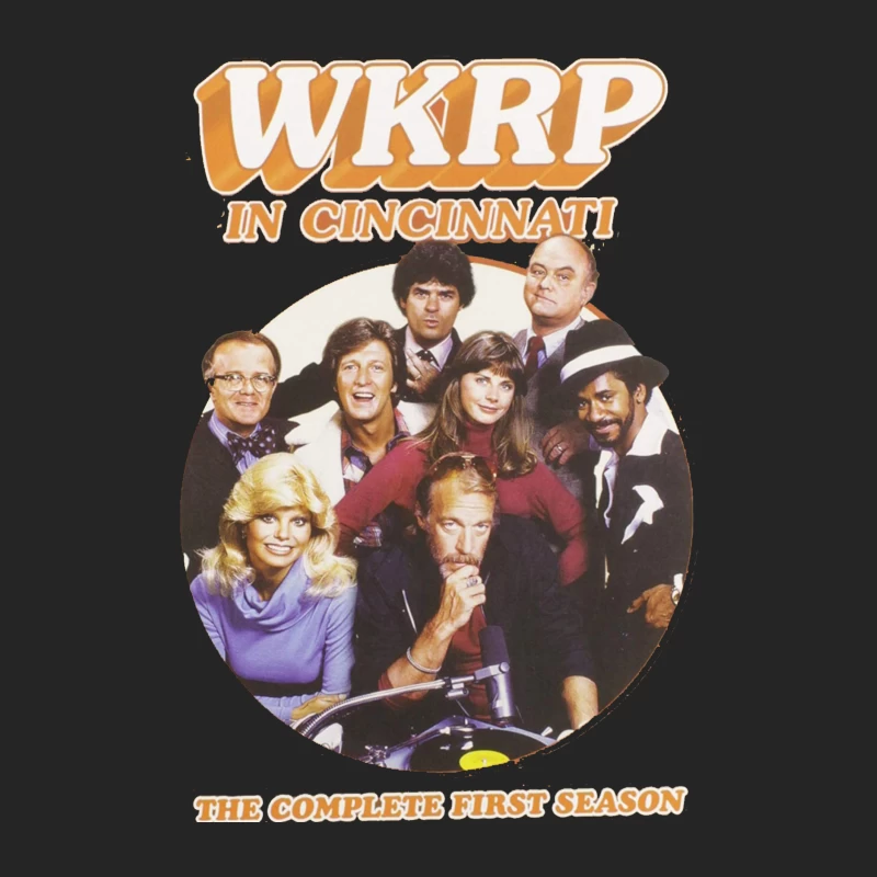 WKRP in Cincinnati skyline logo Male Pullover Sweatshirt