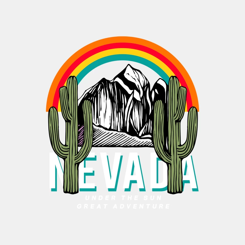 Regenbogen Nevada Abenteuer Herren Tanktops