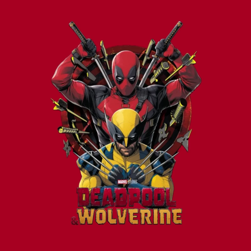Deadpool and Wolverine Artwork Pin