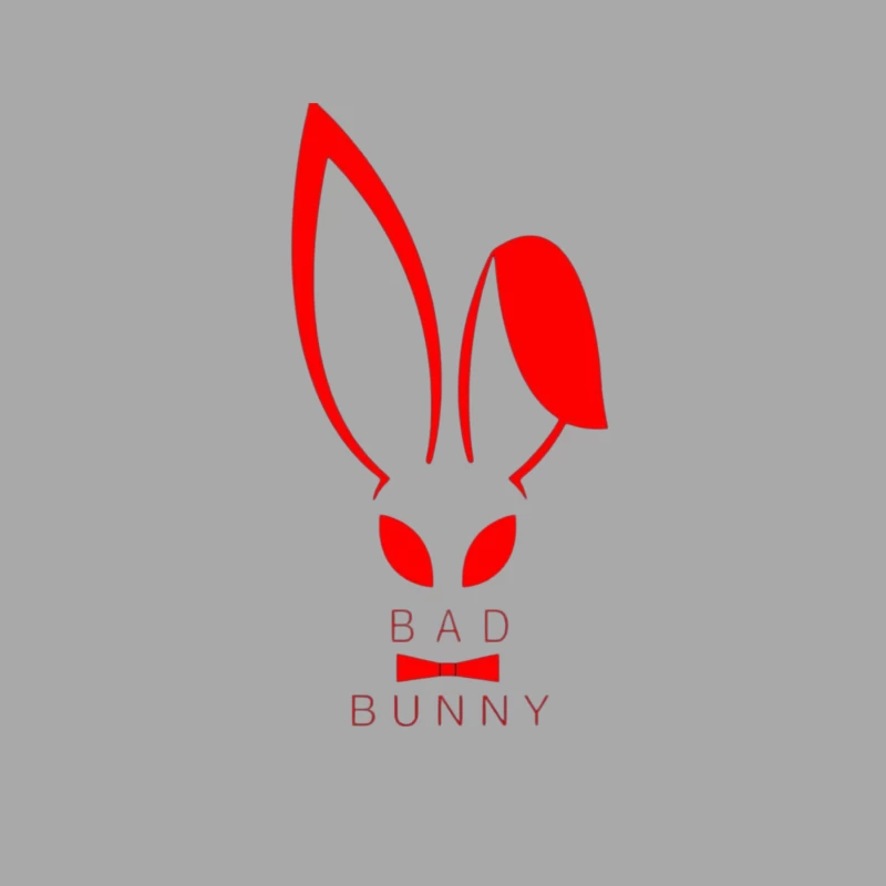 Bad Bunny Logo Male Pullover Hoodie