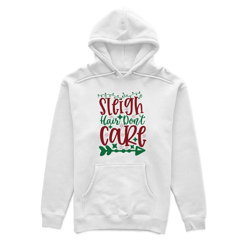 Design de Noël avec slogan amusant Femme Sweat à capuche