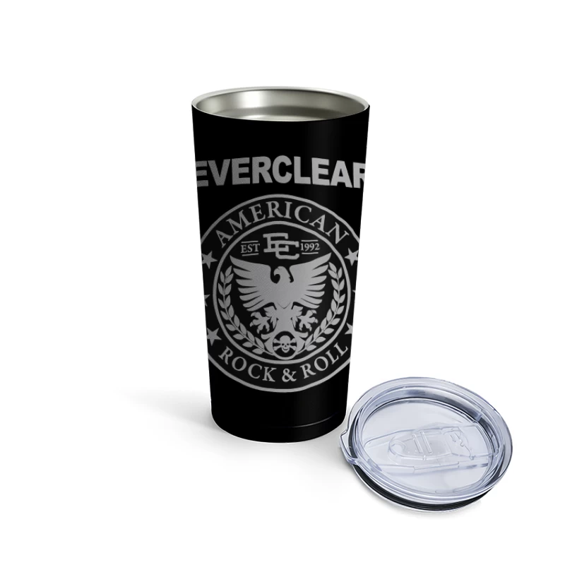 Everclear American Rock & Roll Band Emblem Est. 1992 Travel Mug