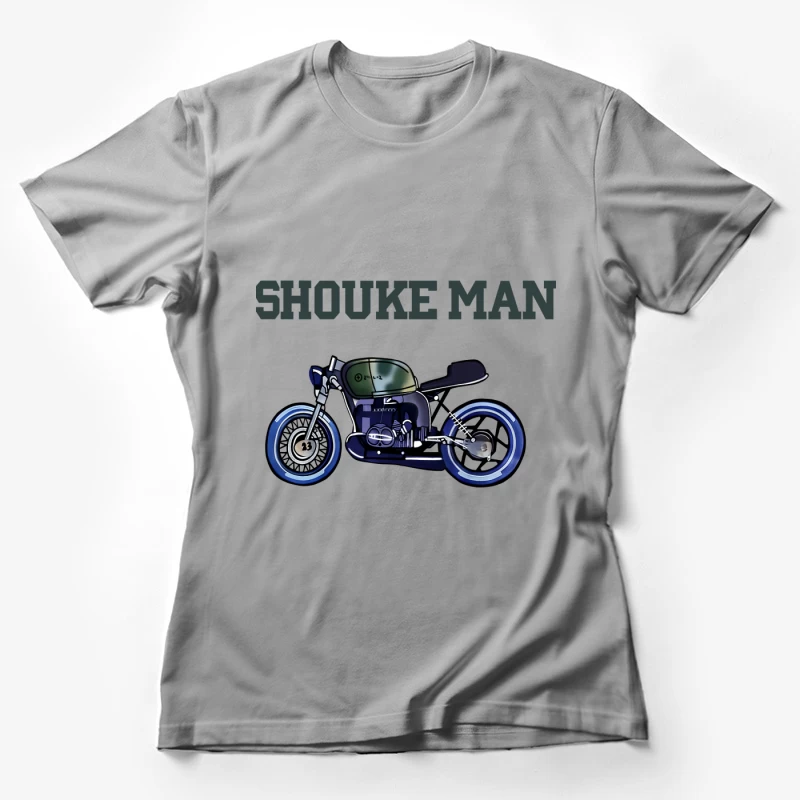 Motorrad Kunstwerk mit Text Damen T-Shirt