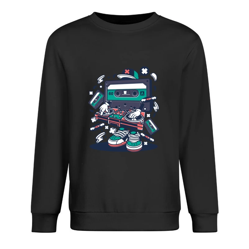 Cassette DJ avec platines Homme Sweat-shirt à enfiler