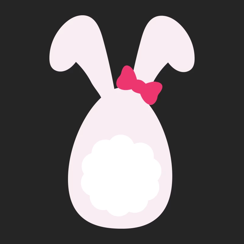 Lapin mignon avec nœud Homme Sweat-shirt à enfiler