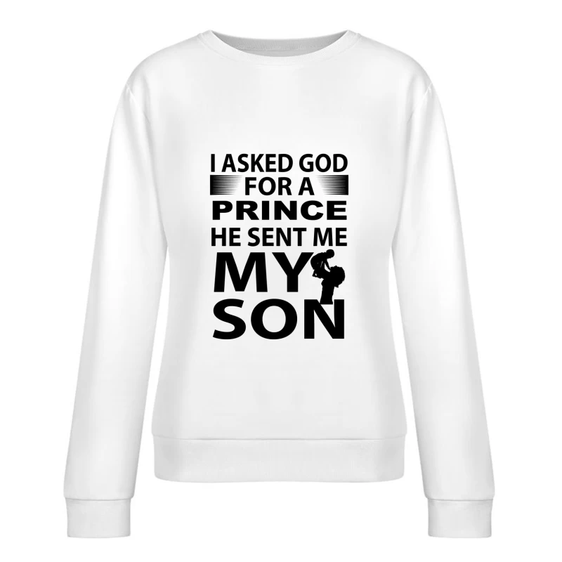 Citation Affectueuse de Fils Femme Sweat-shirt à enfiler