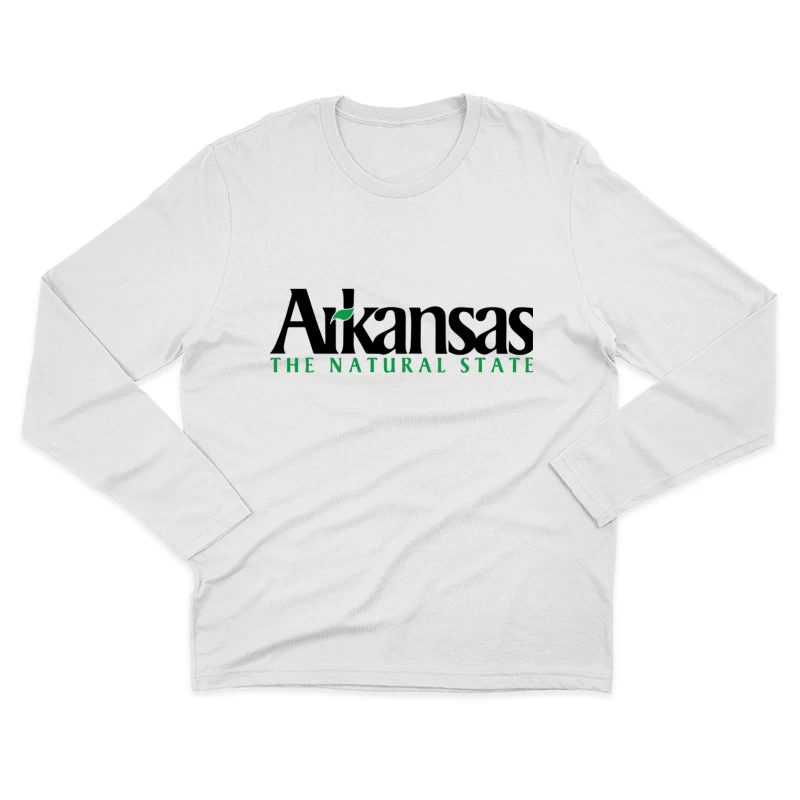 Arkansas Natural State Official Tourism Logo Design Male Long Sleeve T-Shirt