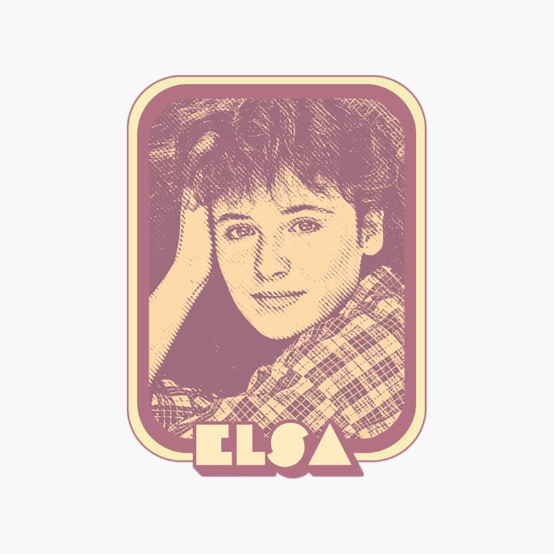 Elsa Lunghini  80s Retro Francophile Pop Star Fan Cotton Tote Bag