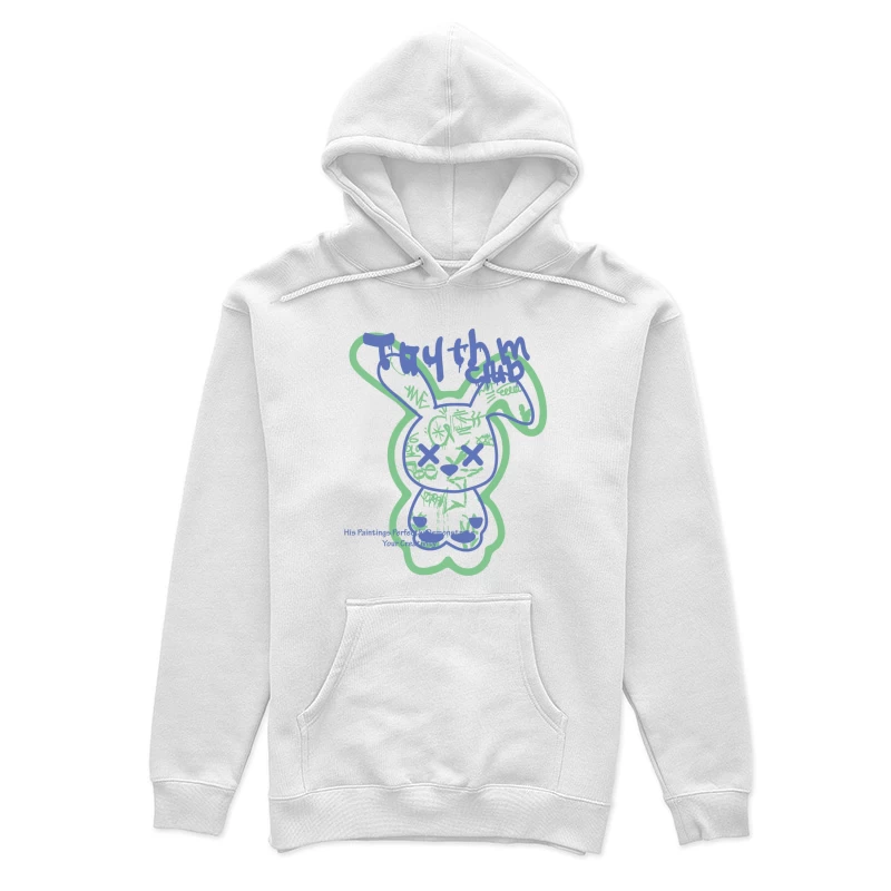 Verspielter Hasen-Entwurf Damen Pullover Hoodie