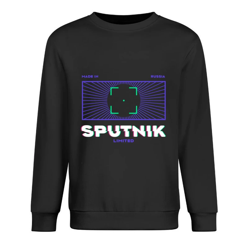 Sputnik Logo Design Herren Pullover Sweatshirt
