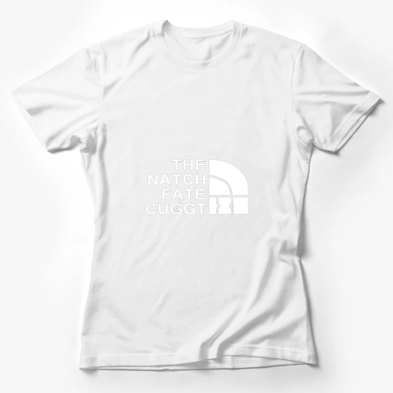 Parodie Logo Weiß Damen T-Shirt