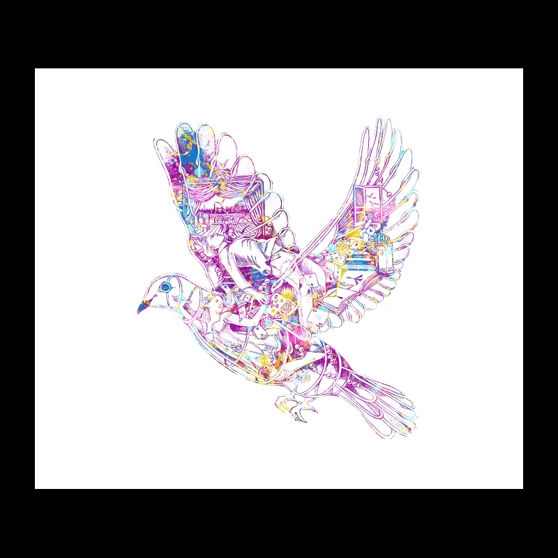 Coldplay Dove Fly Tapestry