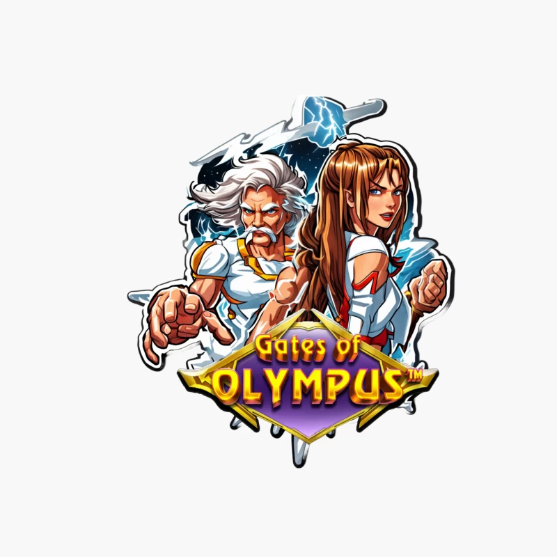 Gates of Olympus Game Artwork Cotton Tote Bag
