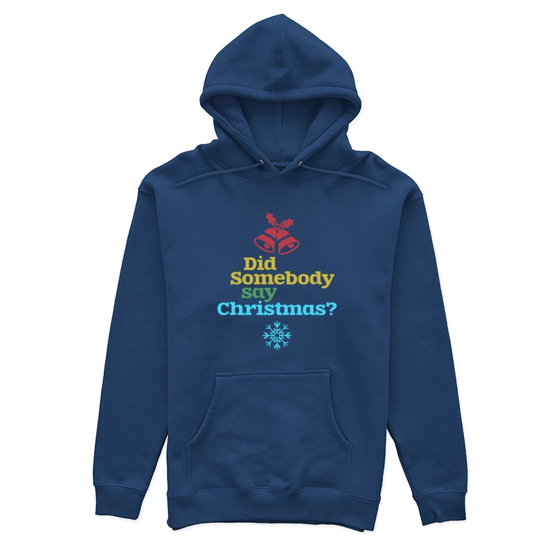 Esprit de Noël avec cloches et flocon Femme Sweat à capuche