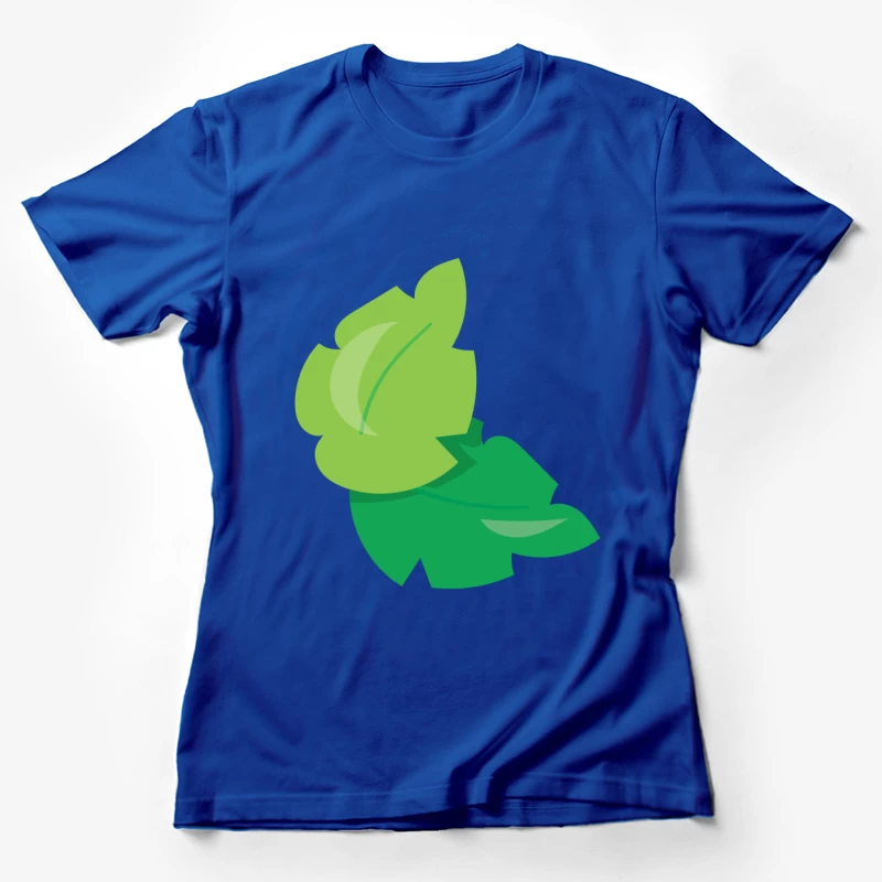 Deux feuilles superposées Femme T-Shirt