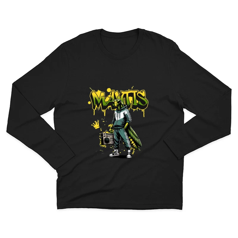 Mante Graffiti avec Boombox Homme Manches Longues T-Shirt