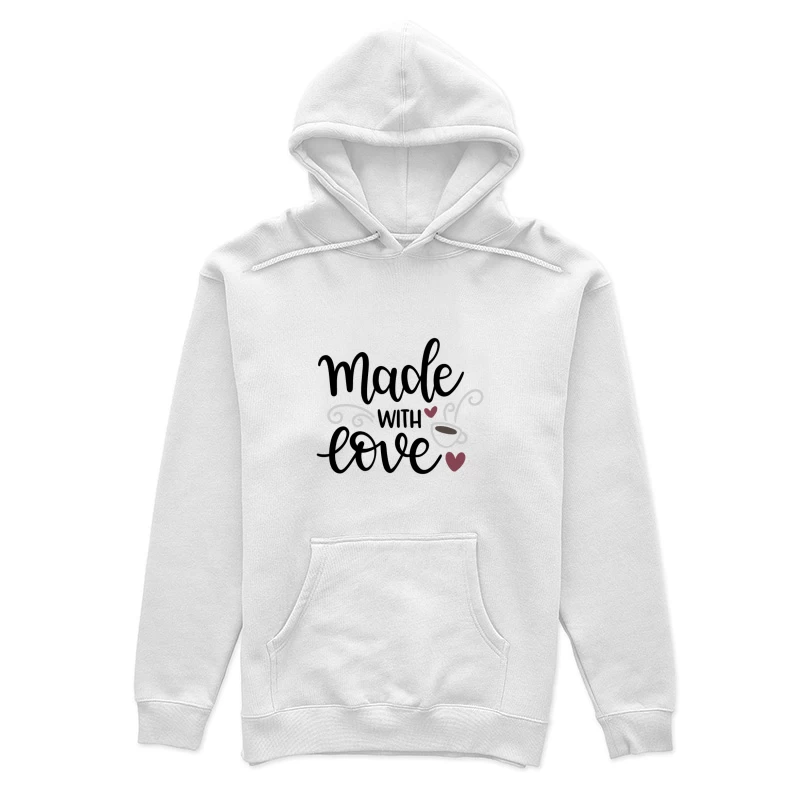 Design de café avec vapeur et cœurs Femme Sweat à capuche