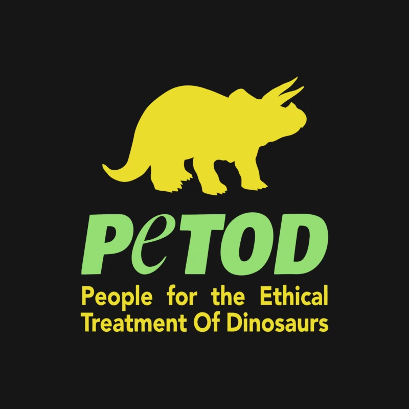 PETOD: People for the Ethical Treatment of Dinosaurs Logo Female Long Sleeve T-Shirt