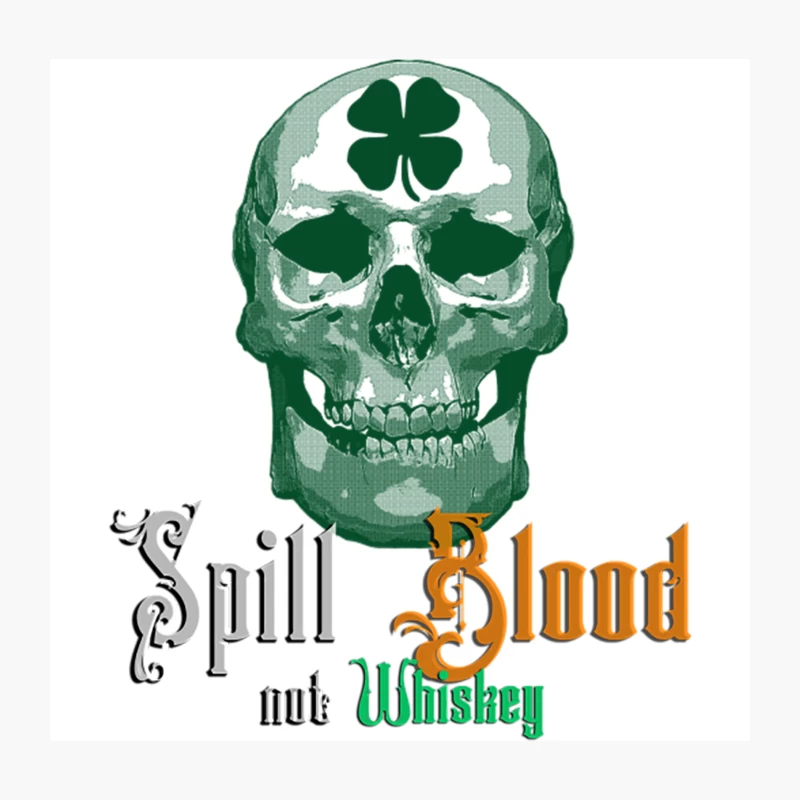 Spill Blood not Whiskey Throw Pillow