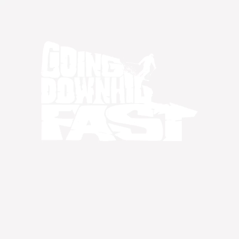 Going Downhill Fast Skiing Female T-Shirt