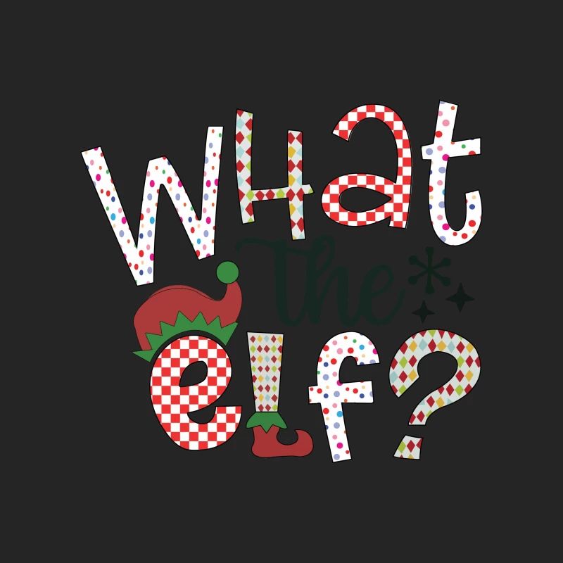 Expression drôle de Noël avec lutin Homme Sweat-shirt à enfiler