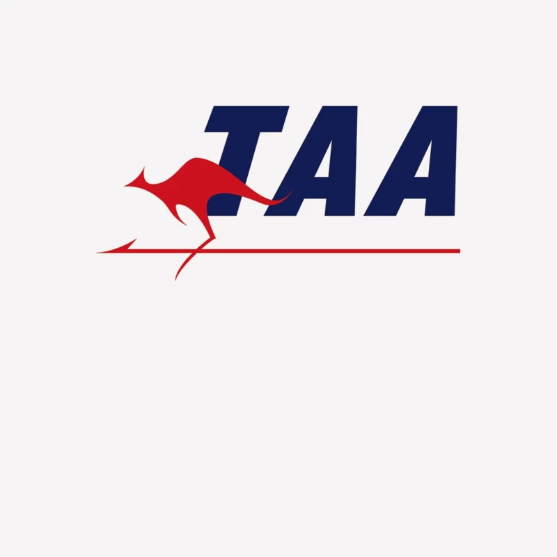 TAA (Trans Australia Airlines) Vintage Logo with Red Kangaroo Female T-Shirt