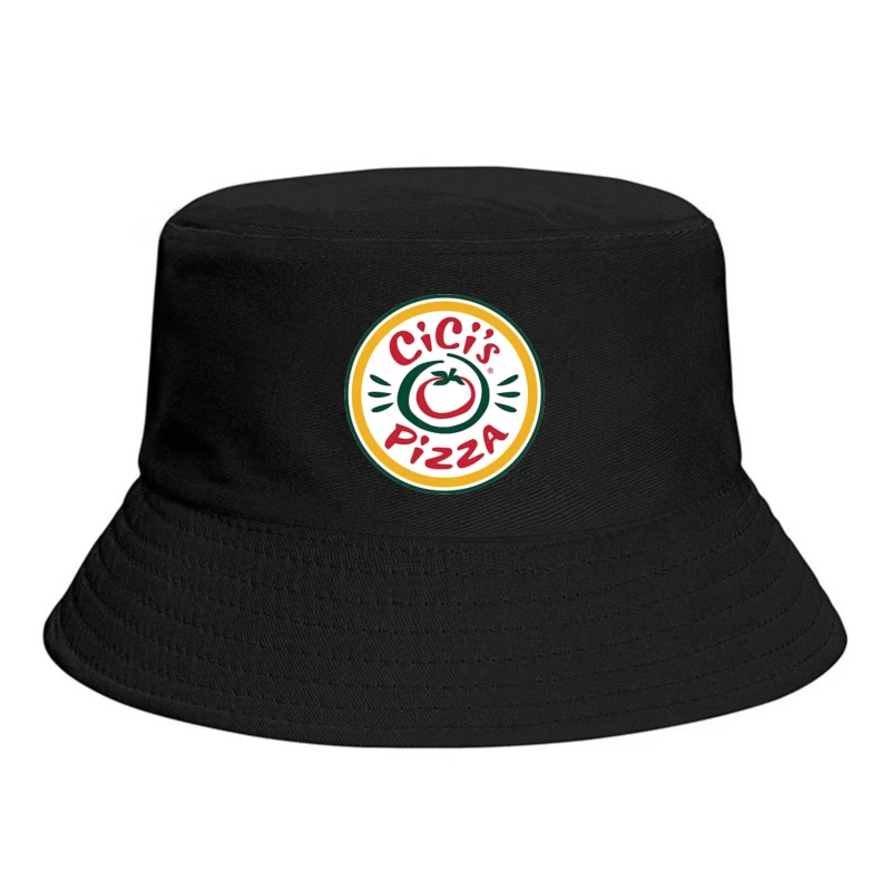 CiCi's Pizza Restaurant Chain Logo with Tomato Symbol Bucket Hat