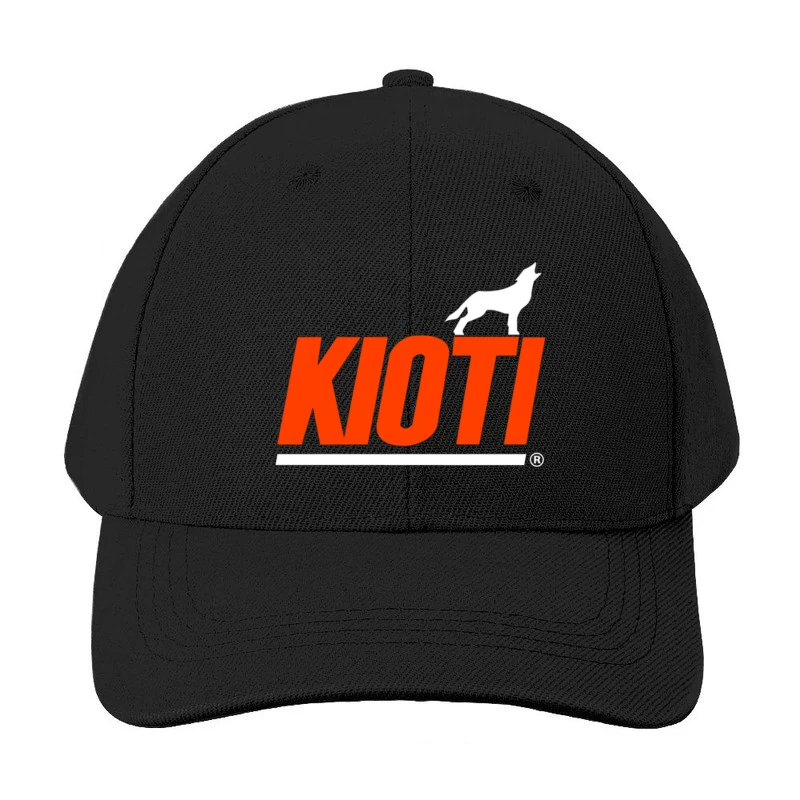 Kioti Farm Equipment Brand Logo with Wolf Silhouette Baseball Cap