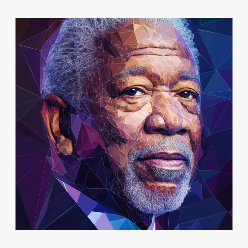 Artistic Portrait of Distinguished Older Gentleman Throw Pillow