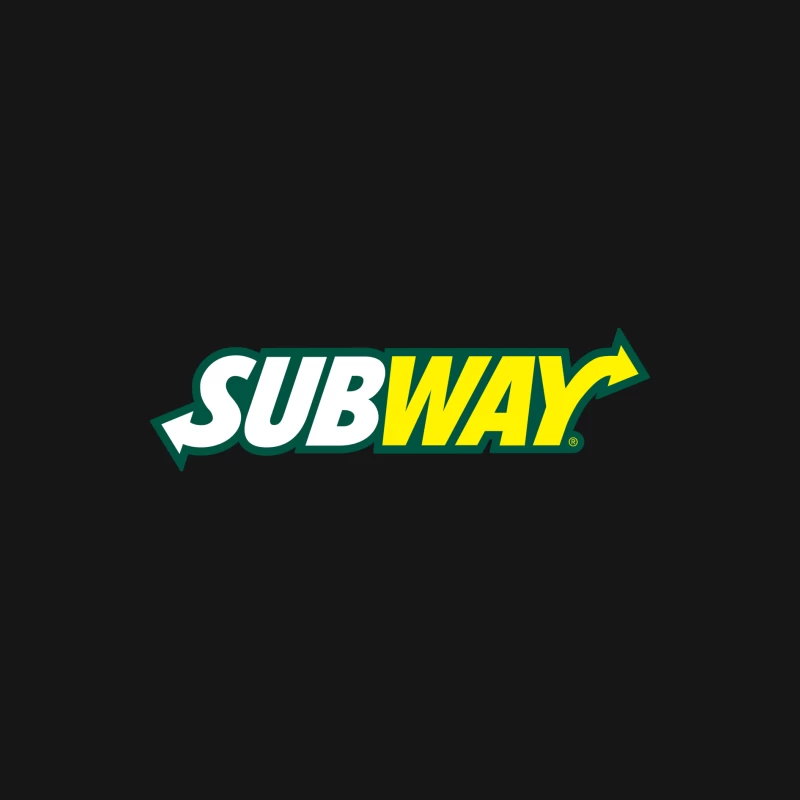 Subway Restaurant Logo Male Long Sleeve T-Shirt