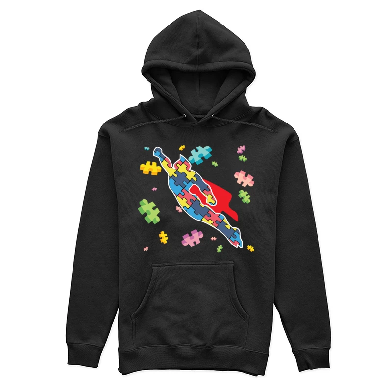 Super-héros en puzzle Femme Sweat à capuche
