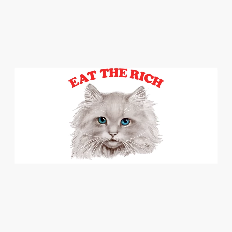 Eat The Rich Kitty Coffee Mug