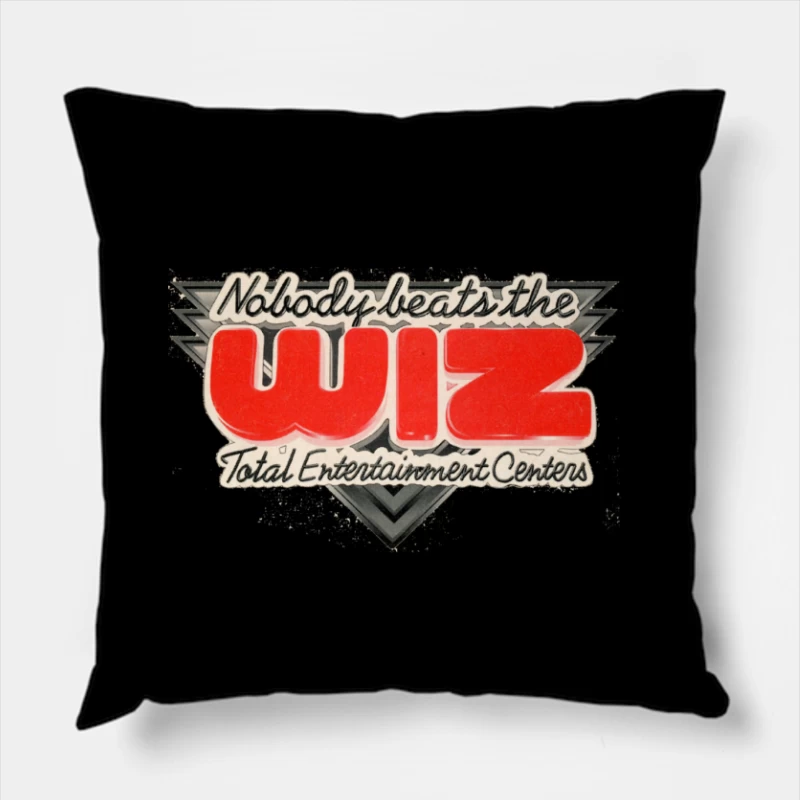 Nobody Beats the Wiz Throw Pillow
