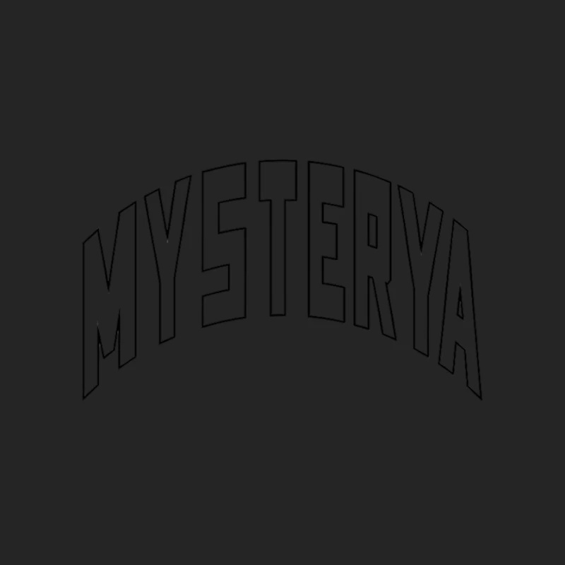 Mystery-Schriftzug-Stil Herren Pullover Sweatshirt