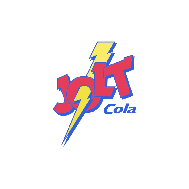 Retro Jolt Cola Energy Drink Logo with Lightning Bolt Design iPhone Case